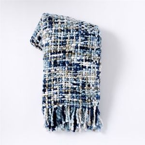 West Elm Basketweave Throw Blanket